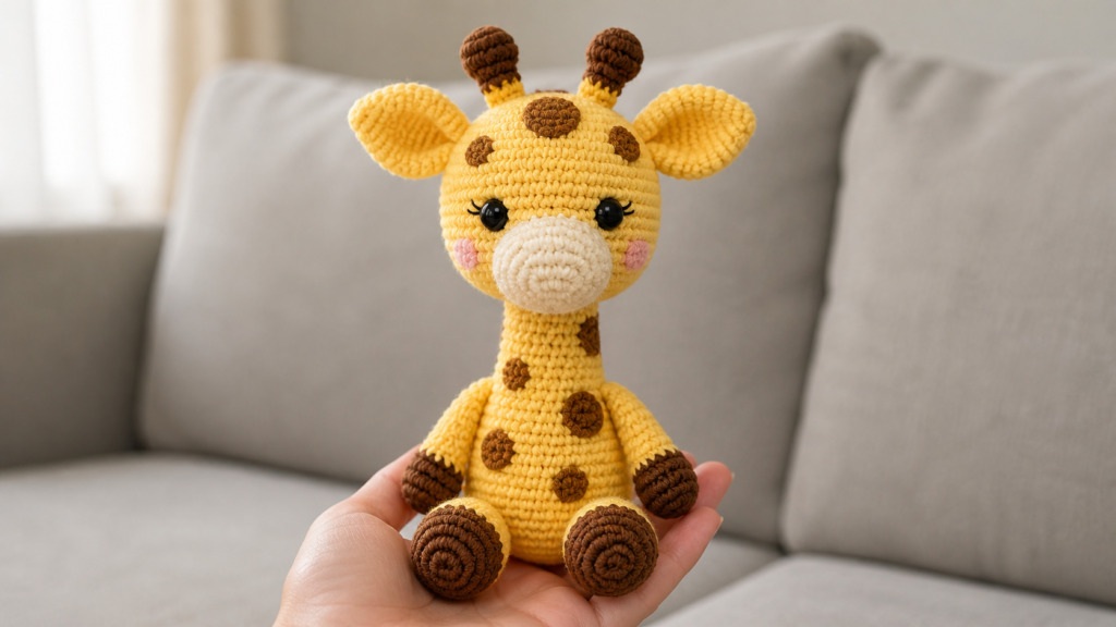 Crochet Giraffe Pattern: Cute Amigurumi Giraffe Tutorial