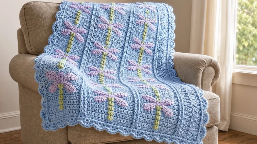 Dragonfly Mile-a-Minute Blanket for cozy comfort and stylish warmth