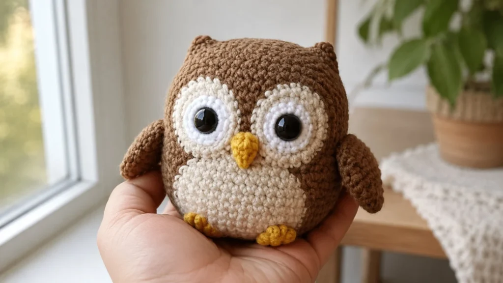 Free crochet pattern for Hootie the Owl toy